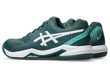 CALZADO ASICS MEN GEL DEDICATE 8 CLAY DARK NEPTUNE WHITE