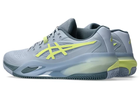 CALZADO ASICS MEN GEL RESOLUTION X CLAY GREY BLUE PISTACHIO
