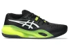 CALZADO ASICS MEN GEL RESOLUTION X CLAY BLACK WHITE